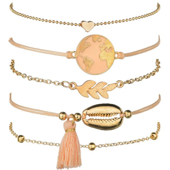 Travel Vacation Bracelets Set - Picture 3 of 5